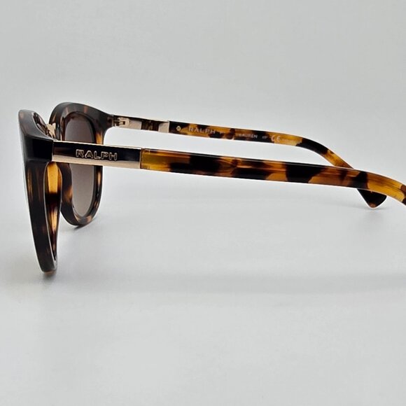 Ralph Lauren RA5207 150613 Dark Tortoise Gold Frame Brown Lens Sunglasses w Case main image 11
